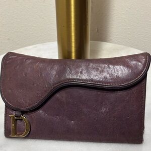 Elegant brown Leather Clutch